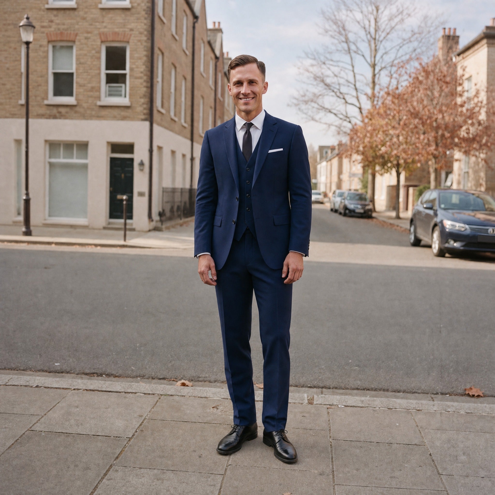 Men's Three Piece Suit | Slim Fit | 4 Colours