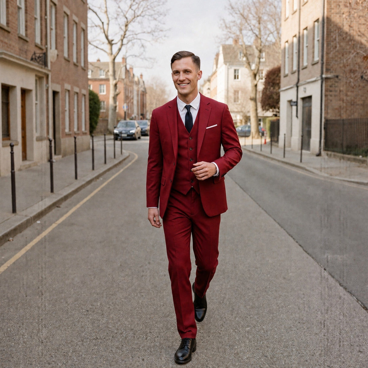 Men's Three Piece Suit | Slim Fit | 4 Colours