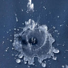 Water beading on the waterproof fabric