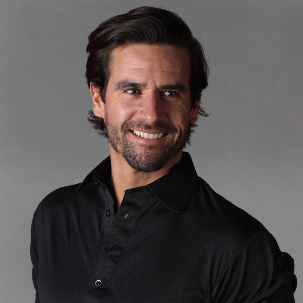 Men's Polo Shirt | Shirt Collar | Half Placket | Short Sleeve-Polo Shirts-Chaps London-Chaps London