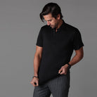 Men's Polo Shirt | Shirt Collar | Half Placket | Short Sleeve-Polo Shirts-Chaps London-Chaps London
