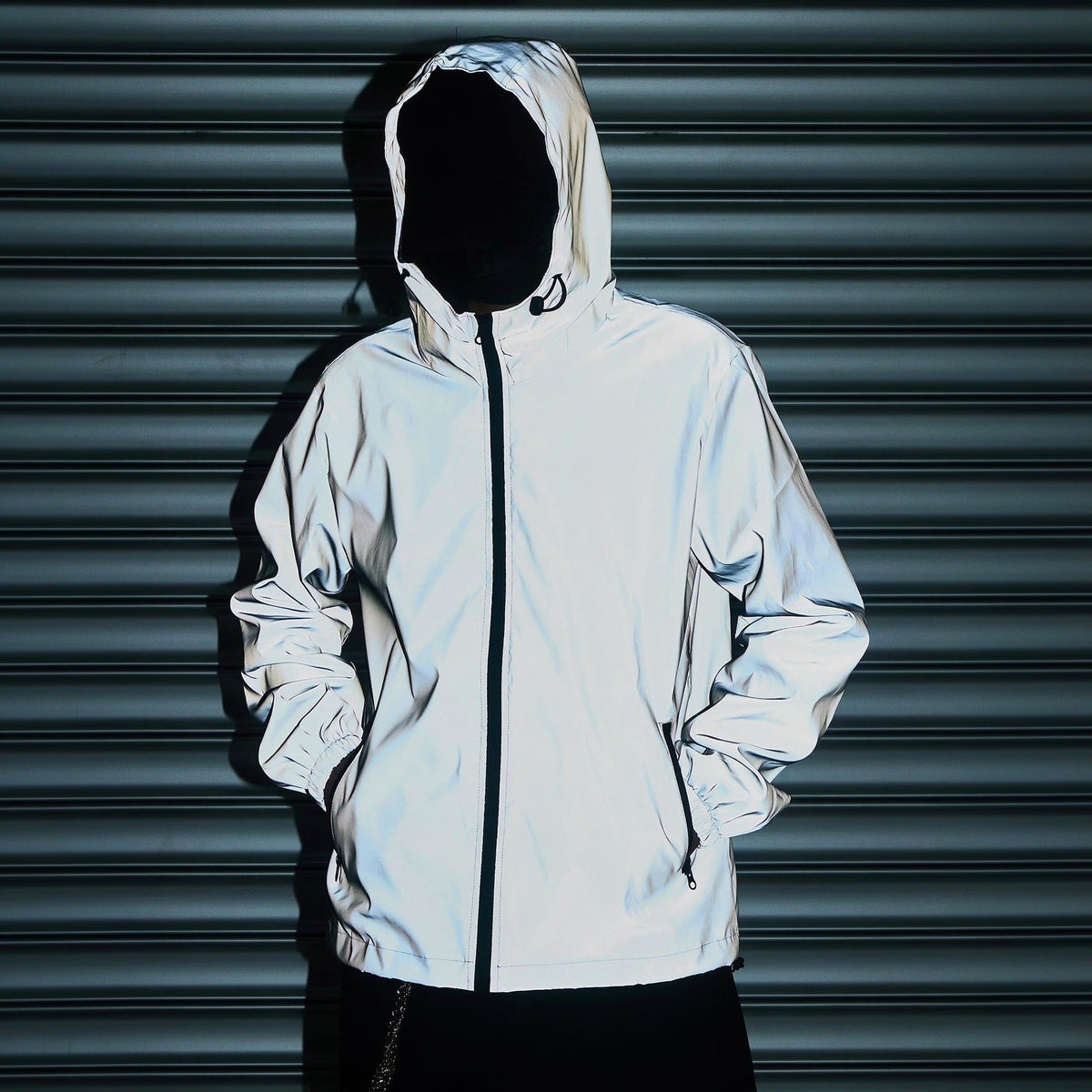 Men's Reflective Windbreaker | Hooded | Lightweight