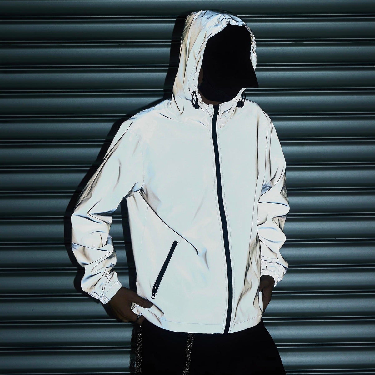 Men's Reflective Windbreaker | Hooded | Lightweight
