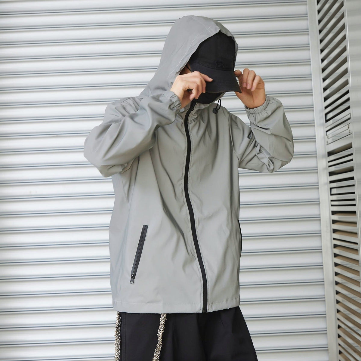 Men's Reflective Windbreaker | Hooded | Lightweight