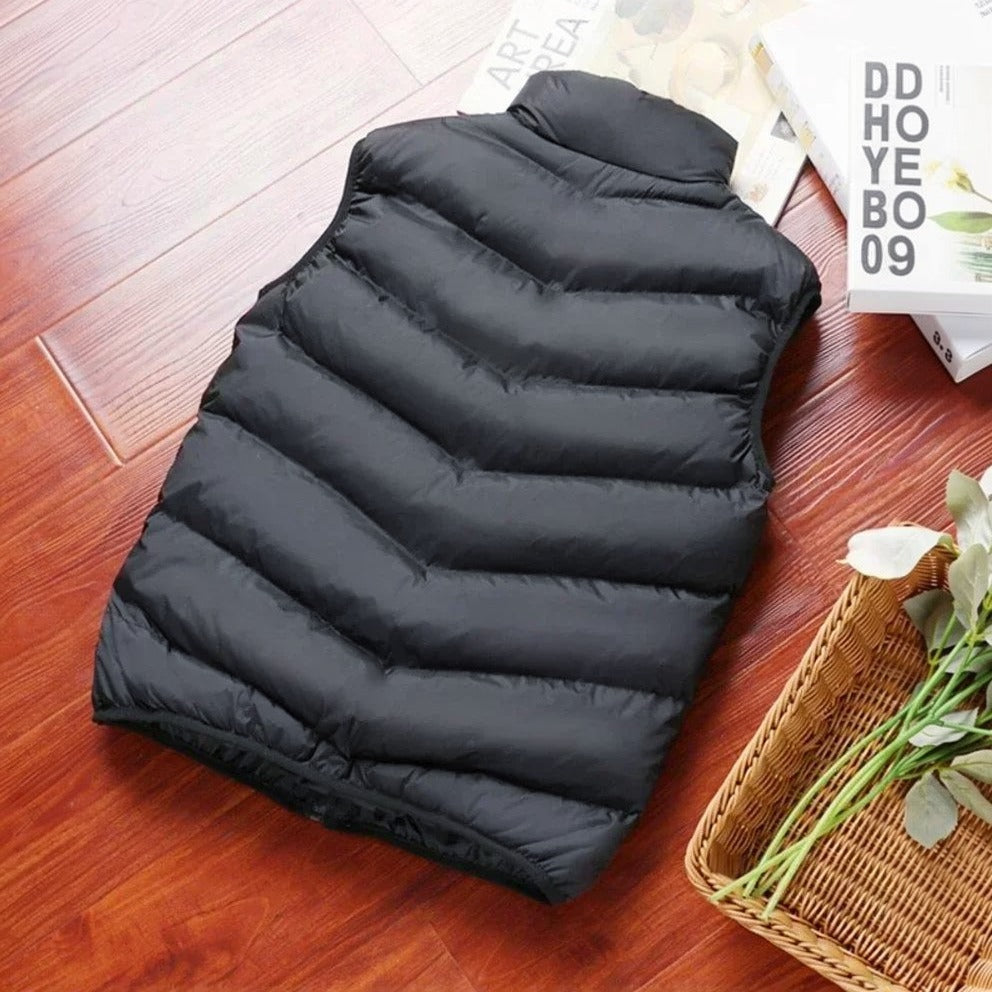 Men's Puffer Gilet | Quilted | High Collar | Up to 8XL