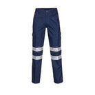 Men's Reflective Work Trousers | Cotton | Cargo | Navy