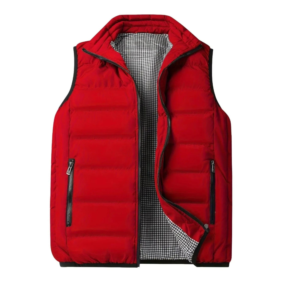 Men's Quilted Gilet | Padded Body Warmer | High Collar