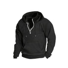 Men's Half-Zip Hoodie with Stand Collar | Kangaroo Pocket | 8 Colours