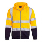 Men's Zip-Up Hoodie | Reflective Stripes | Hooded