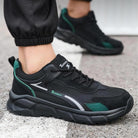 Men's Sporty Work Trainers | Toe Cap | Lightweight