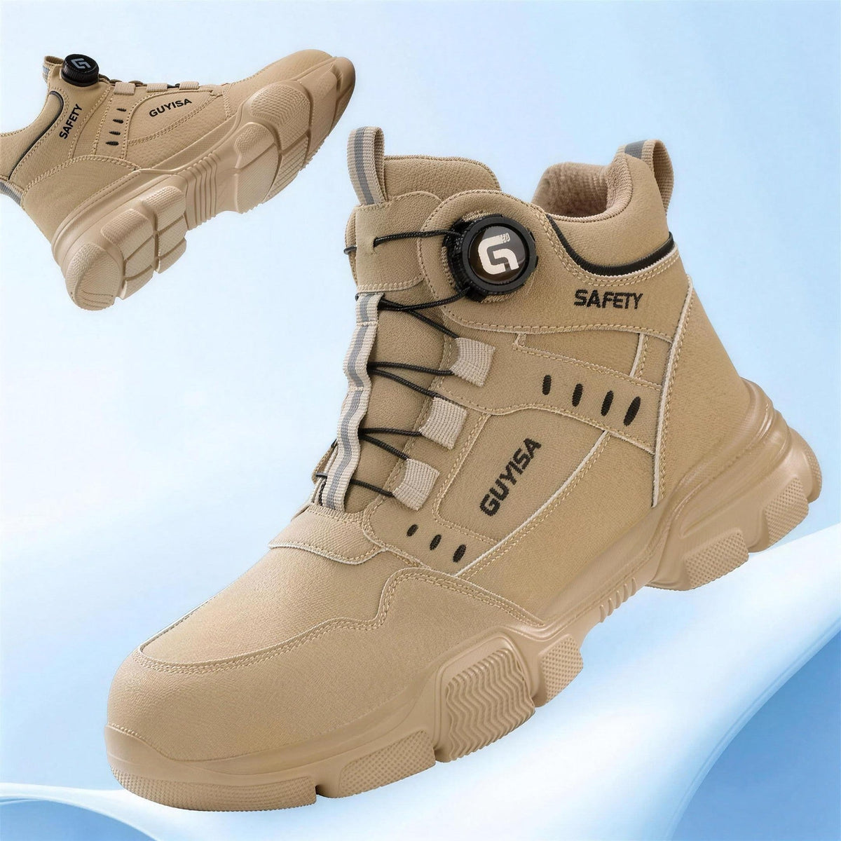 Men's Work Boots | Steel Toe | Dial Lacing | Ankle High