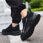 Men's Sporty Work Trainers | Toe Cap | Lightweight