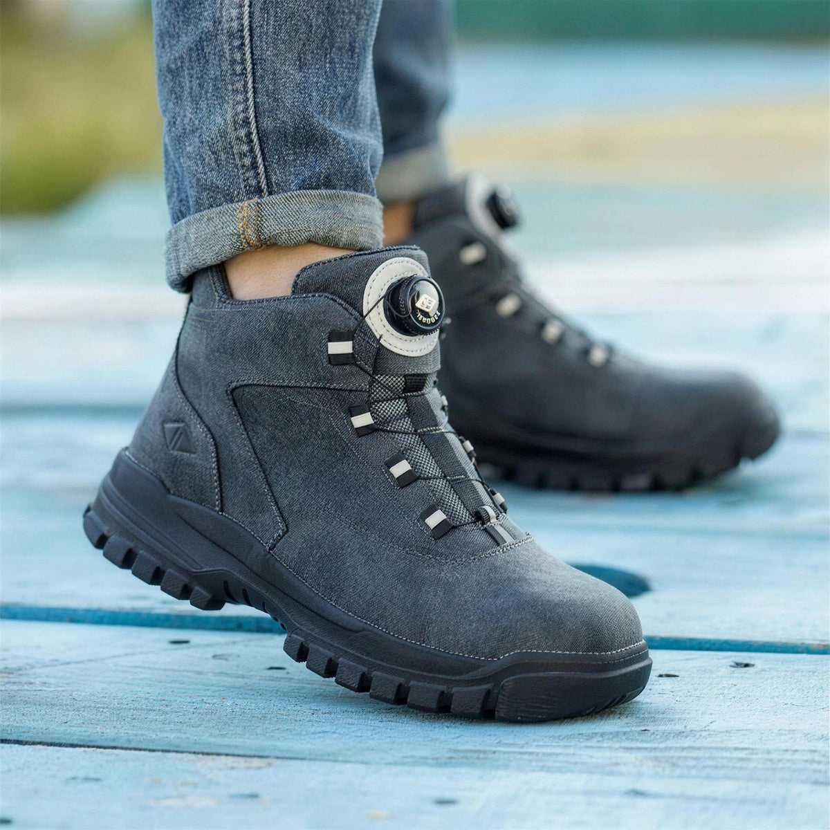 Men's Steel Toe Boots | Dial Lacing | Lined or Unlined