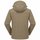 Men's Softshell Rain Jacket | Hooded | Water Repellent | Zip Pockets