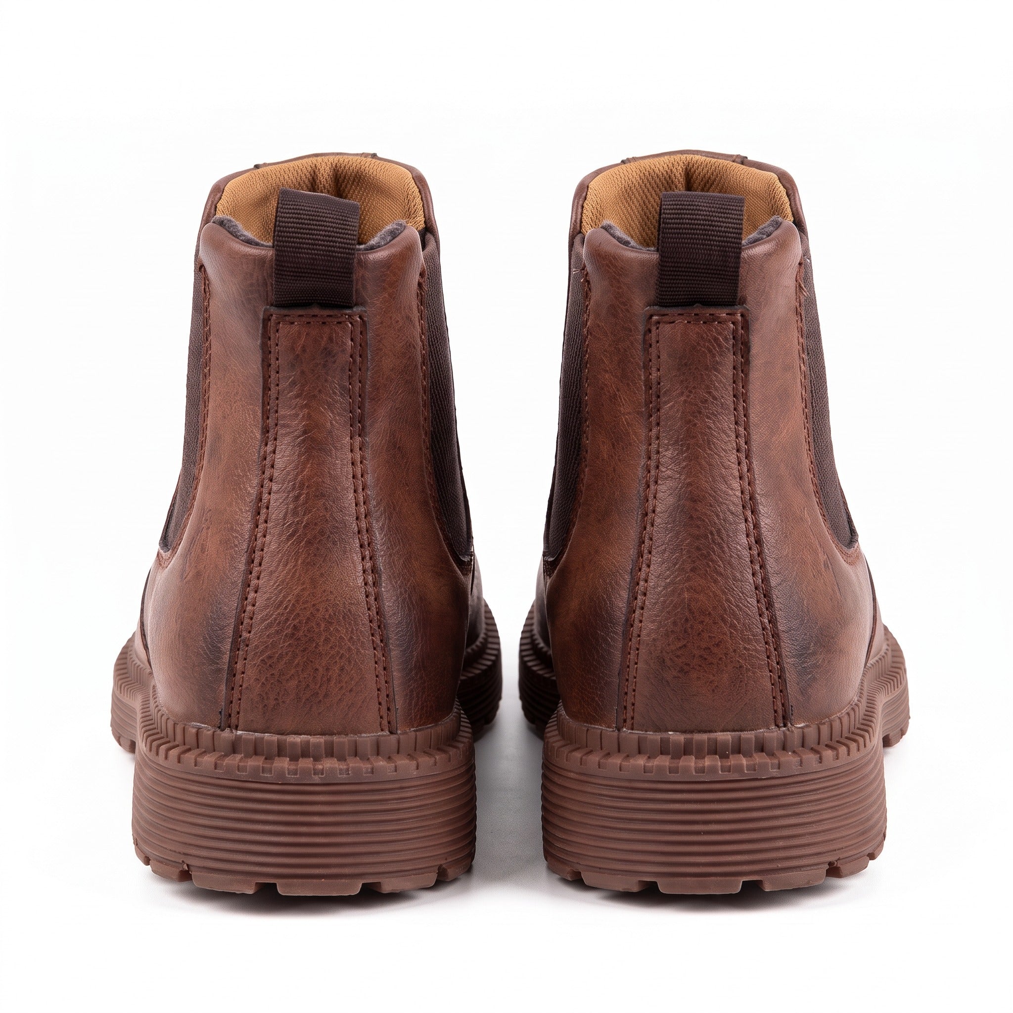 Men's Chelsea Boots with Lug Sole | Leather Look | 3 Colours