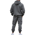 Men's Cargo Tracksuit | Hoodie with Zip Pockets | 6 Colours