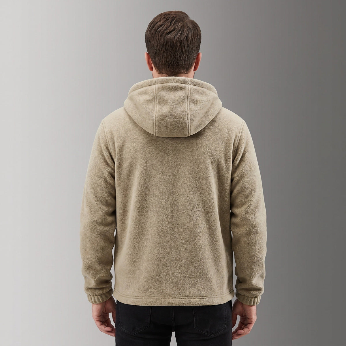 Men's Hooded Fleece Jacket | Teddy Lining | Full Zip | 5 Colours