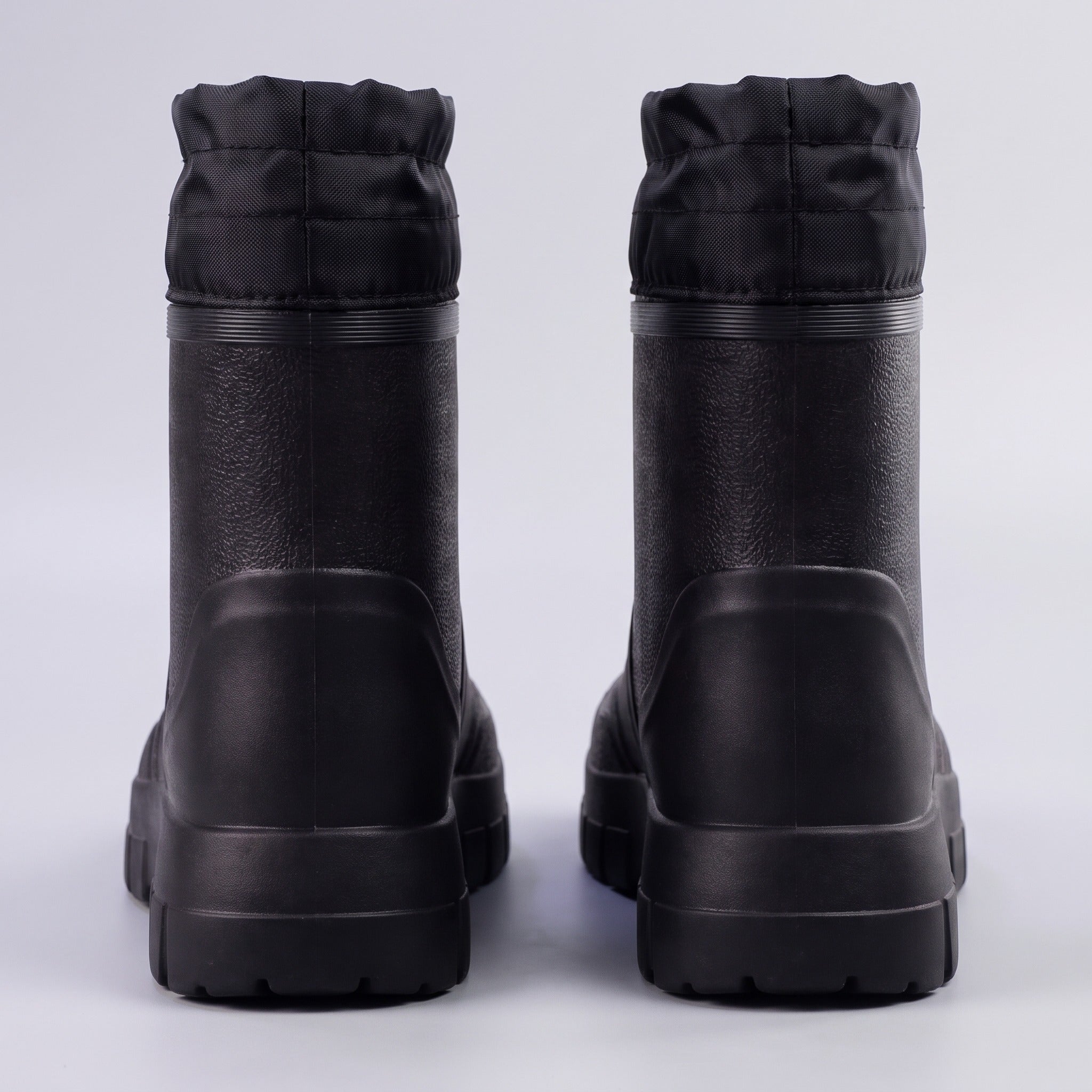 Men's Drawcord Rain Boots | Short Shaft | Black or White
