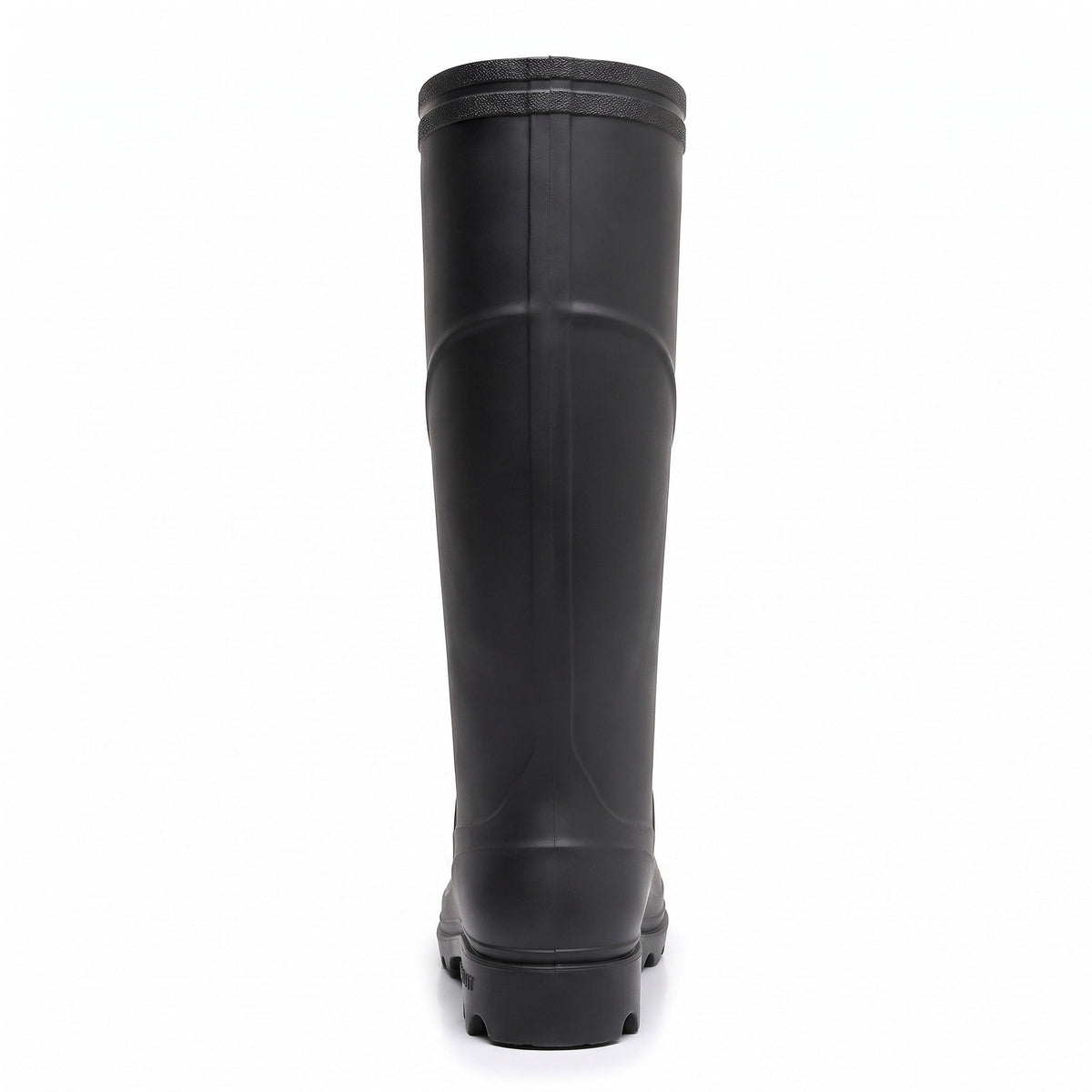 Men's Rubber Wellies | Mid-Calf or Knee-High | Black