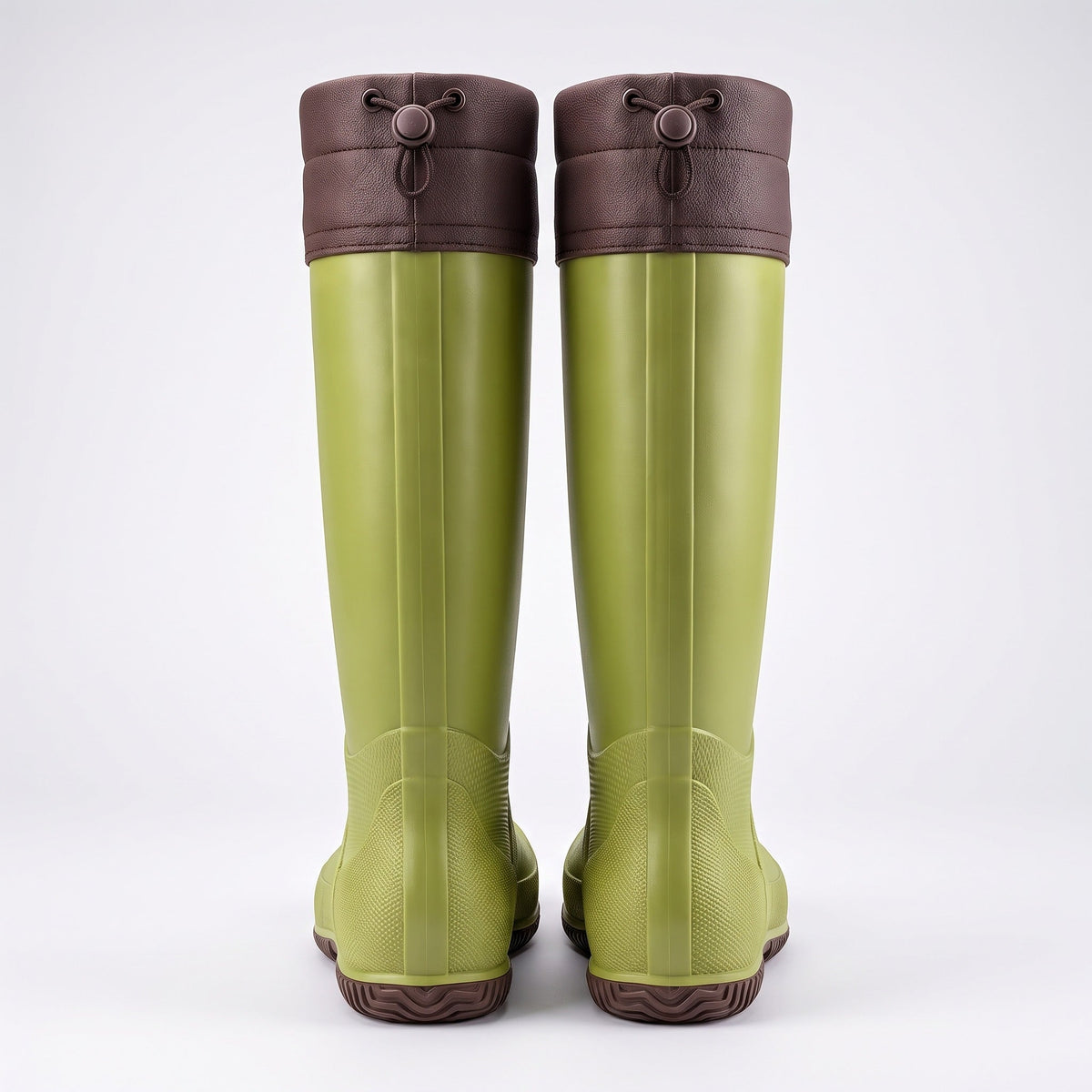 Men's PVC Wellington Boots | Drawcord Cuff | 4 Colours