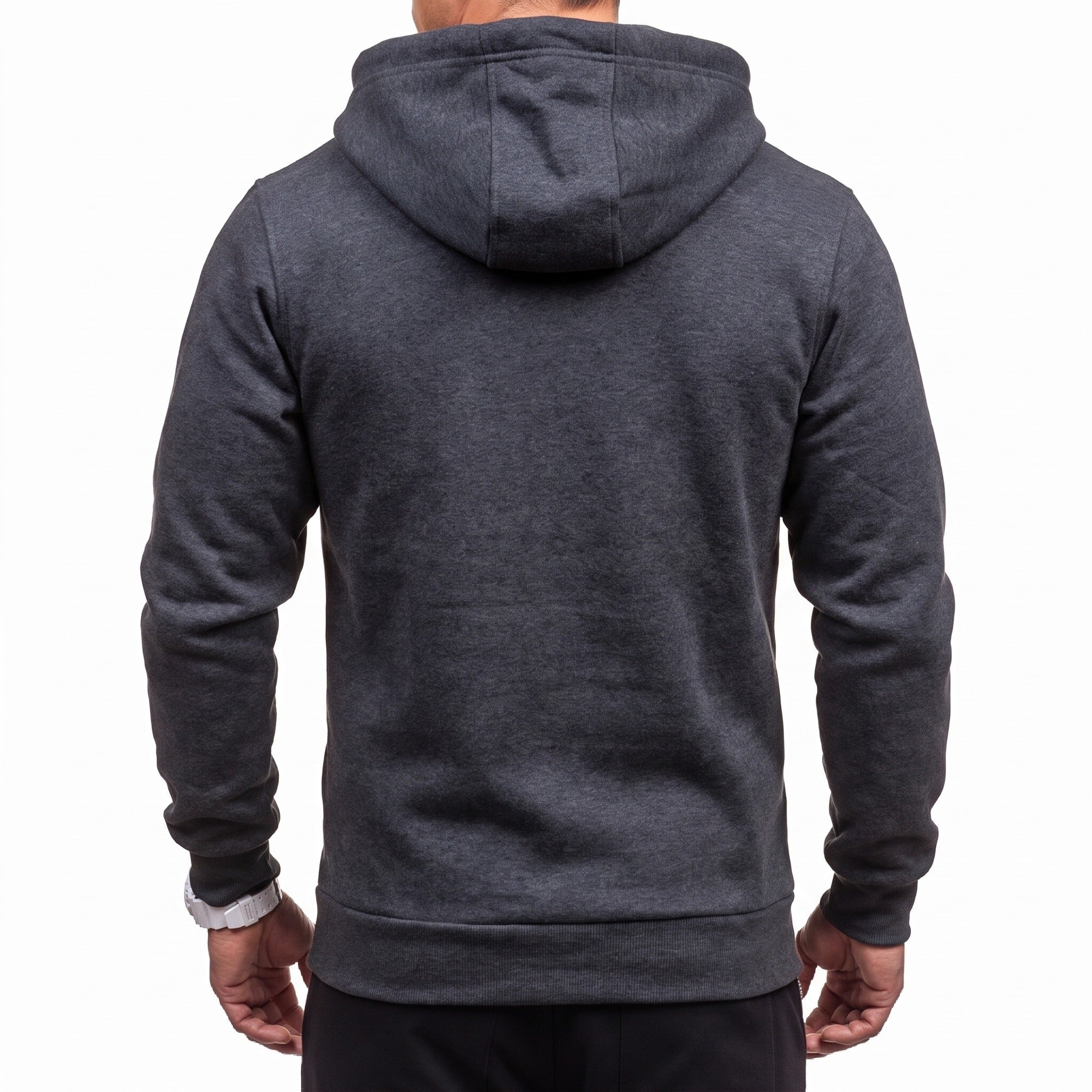 Men's Fleece Zip Hoodie | Drawstring Hood | Front Pockets | 4 Colours
