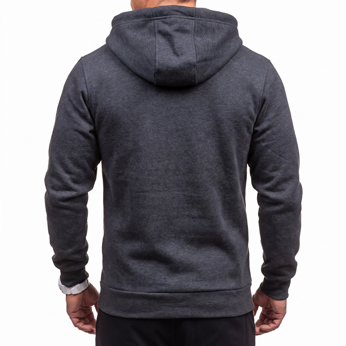 Men's Fleece Zip Hoodie | Drawstring Hood | Front Pockets | 4 Colours