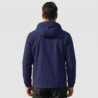Men's Short Rain Jacket | Hooded | Waterproof | Zip Chest Pocket