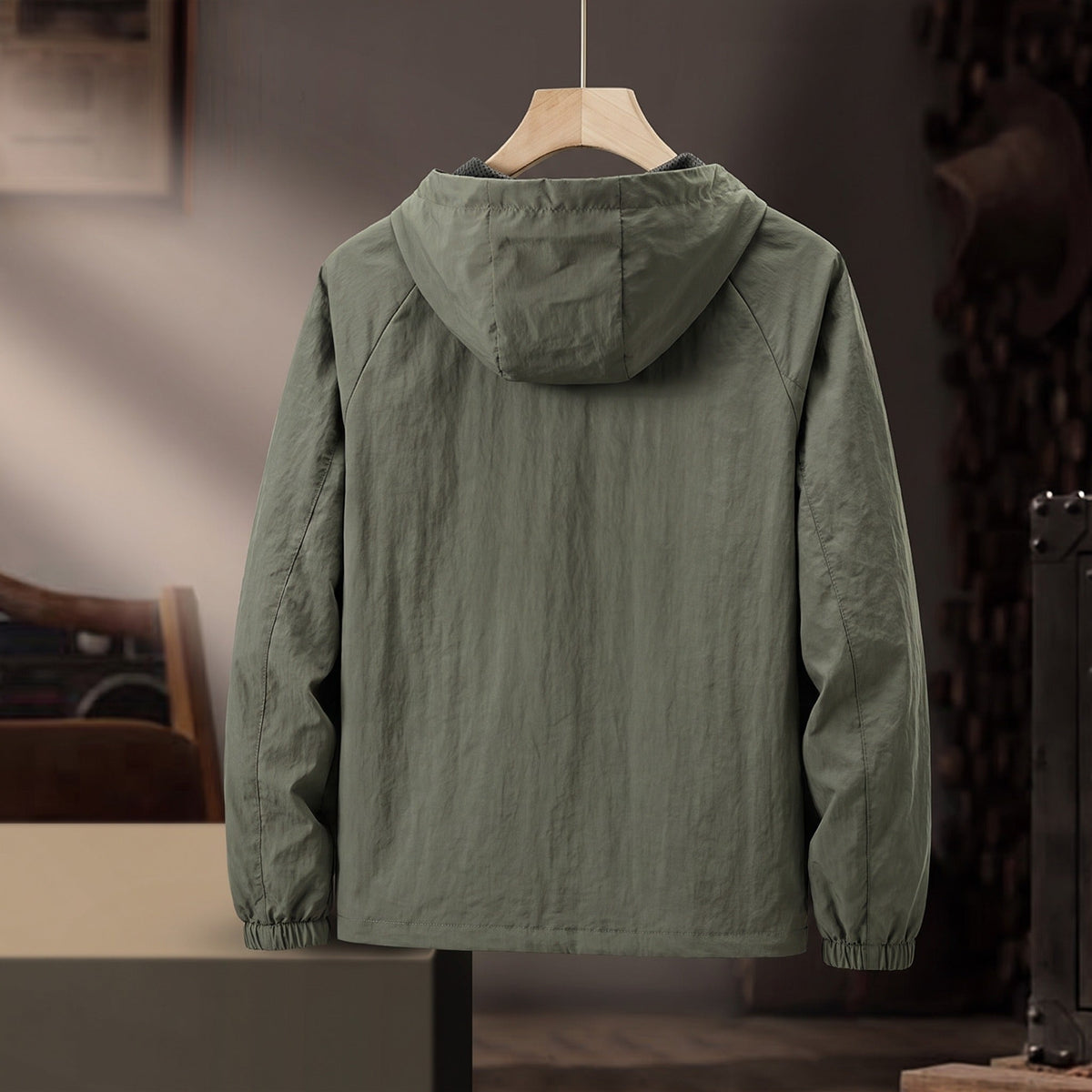 Men's Ultralight Windbreaker | Hooded | Water Repellent | Mesh Lined