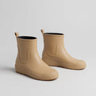 Tan ankle wellies, pair, shown standing on plain background | Chaps London