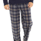 Men's Hooded Fleece Pyjamas | Check Trousers | 2 Colours