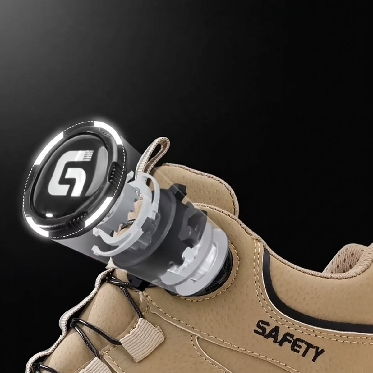 Men's Work Boots | Steel Toe | Dial Lacing | Ankle High