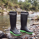Men's Lined Wellies | Knee-High | Coloured Sole | 3 Colours