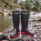 Men's Lined Wellies | Knee-High | Coloured Sole | 3 Colours
