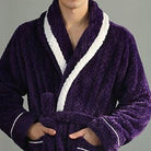Men's Fleece Dressing Gown | Shawl Collar | 2 Colours