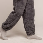 Men's Textured Fleece Pyjamas | Crew Neck Top | 2 Colours