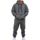 Men's Cargo Tracksuit | Hoodie with Zip Pockets | 6 Colours