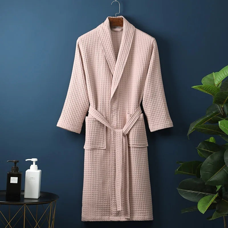 Men's Waffle Dressing Gown | Shawl Collar | 5 Colours