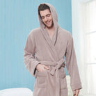 Men's Hooded Terry Dressing Gown | Belted | 5 Colours