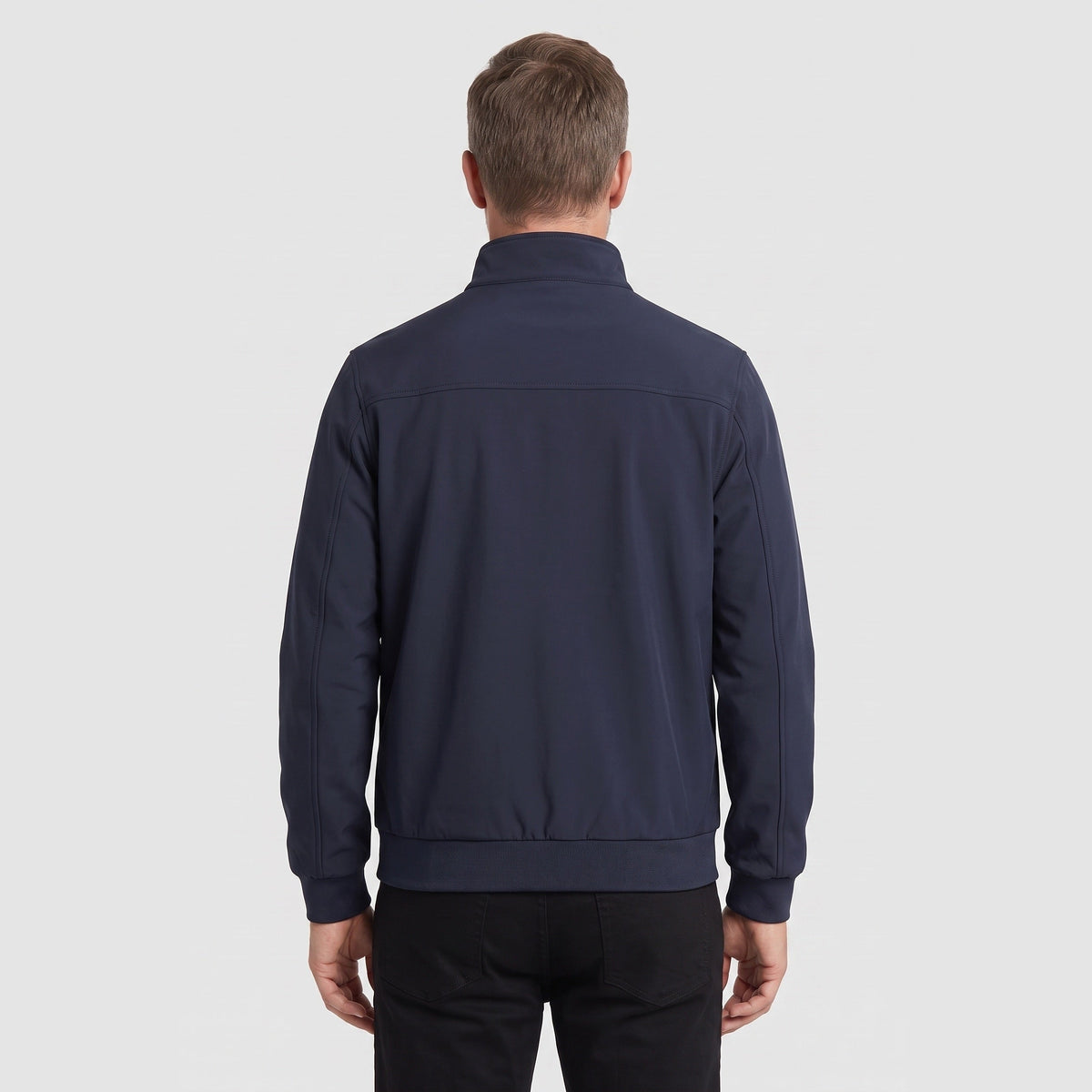 Men's Lightweight Waterproof Jacket | Stand Collar | Full Zip