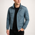 Men's Stand Collar Jacket | Lightweight | Water Repellent | Epaulettes