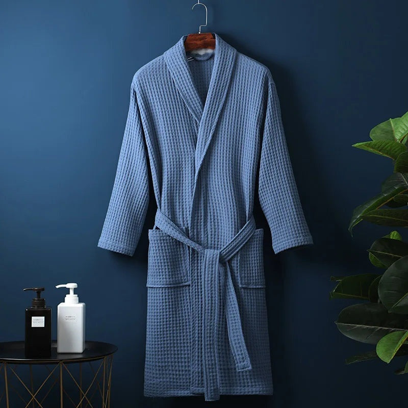 Men's Waffle Dressing Gown | Shawl Collar | 5 Colours