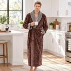 Men's Coral Fleece Dressing Gown | Shawl Collar | 3 Colours