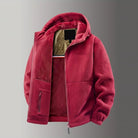 Men's Hooded Fleece Jacket | Teddy Lining | Full Zip | 5 Colours