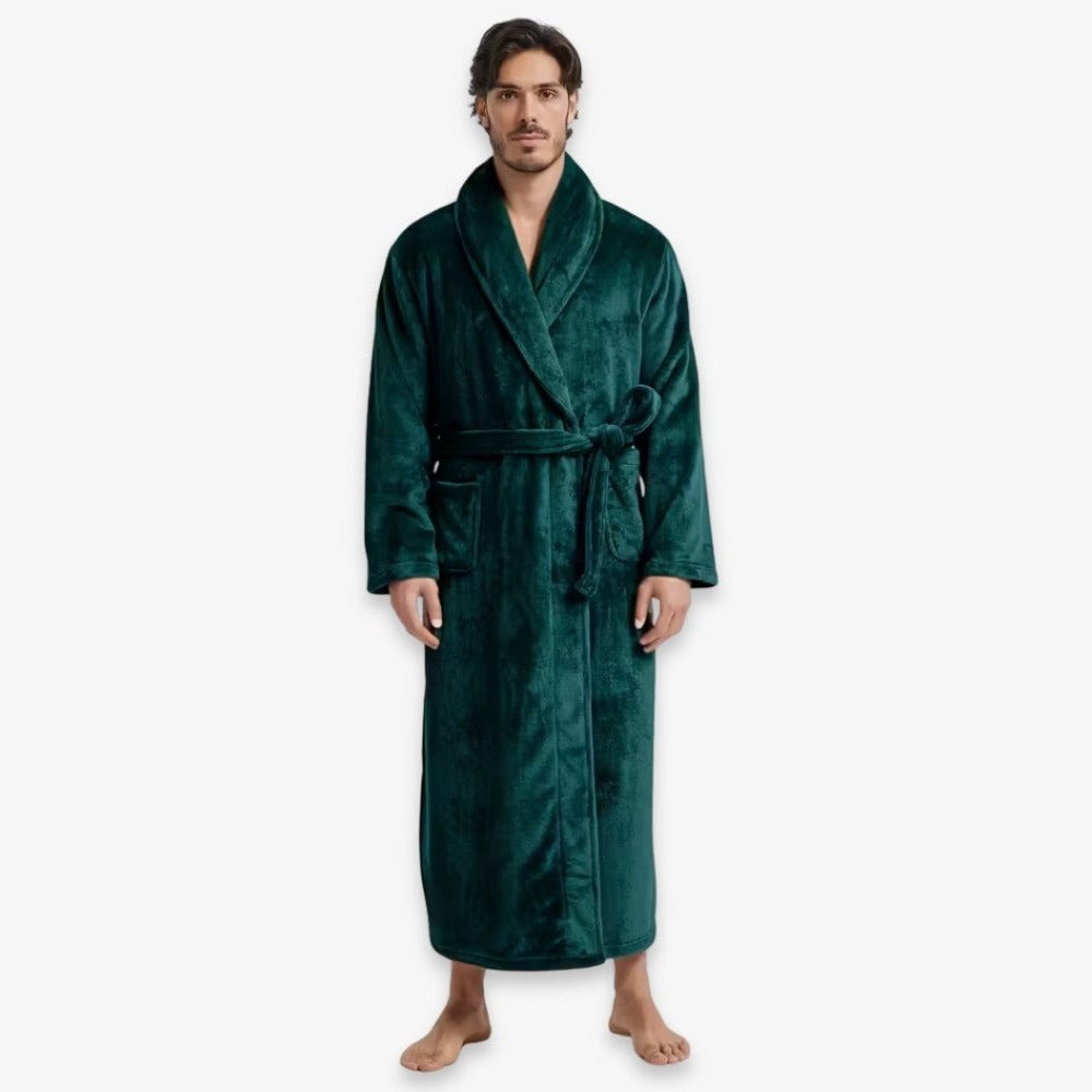 Men's Plush Fleece Dressing Gown | 7 Colours