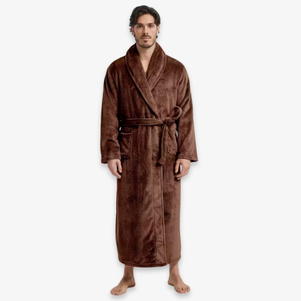 Men's Plush Fleece Dressing Gown | 7 Colours