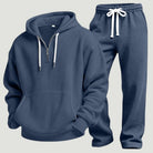Men's Waffle Half Zip Tracksuit | Hoodie and Joggers | 6 Colours