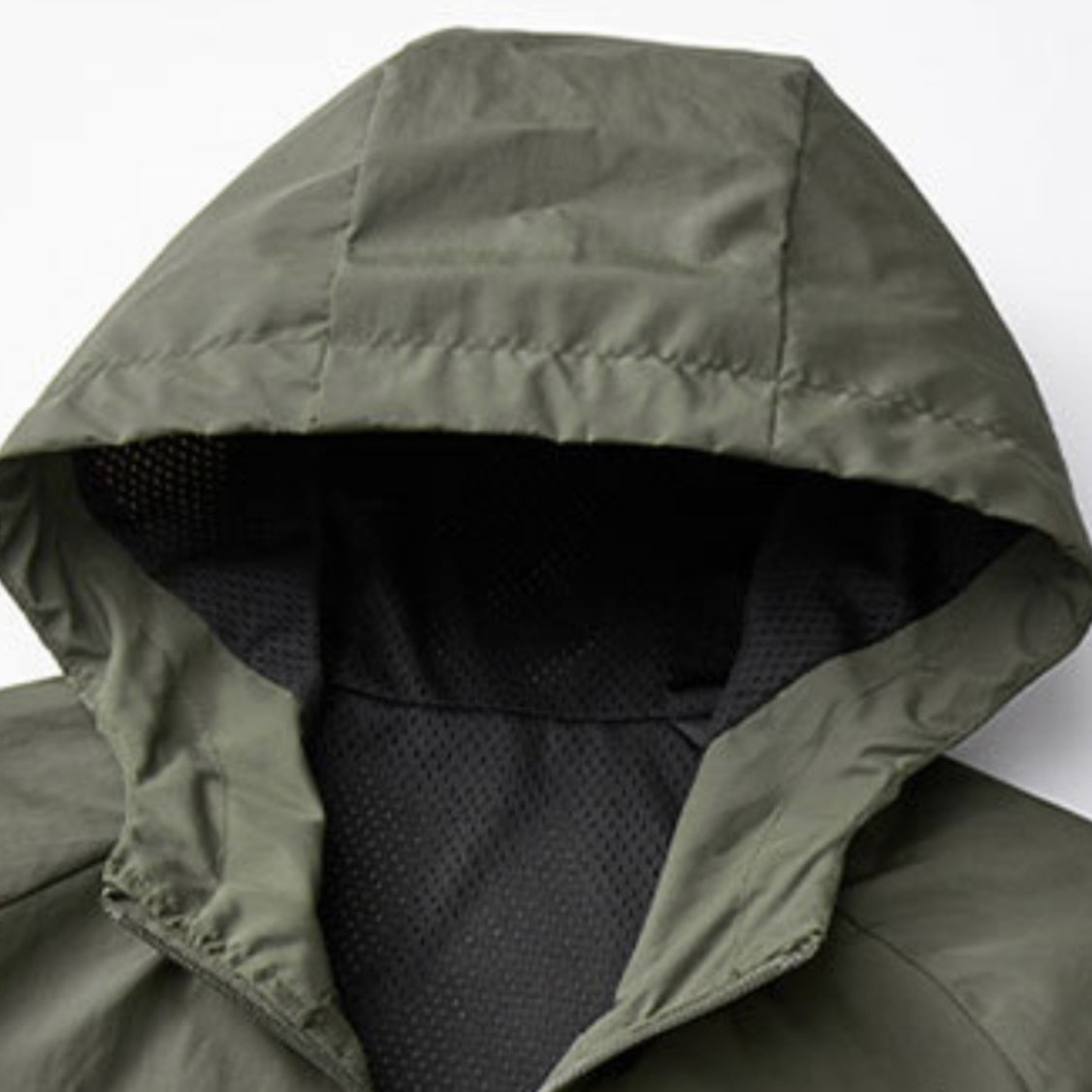 Men's Ultralight Windbreaker | Hooded | Water Repellent | Mesh Lined
