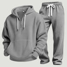 Men's Waffle Half Zip Tracksuit | Hoodie and Joggers | 6 Colours