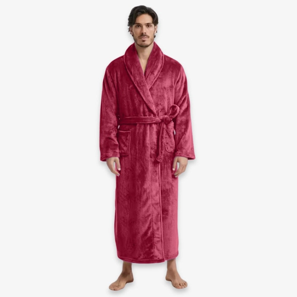 Men's Plush Fleece Dressing Gown | 7 Colours