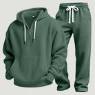 Men's Waffle Half Zip Tracksuit | Hoodie and Joggers | 6 Colours